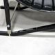 Black leather chaise longue, Eileen Gray design, 1927, France, circa 1975.