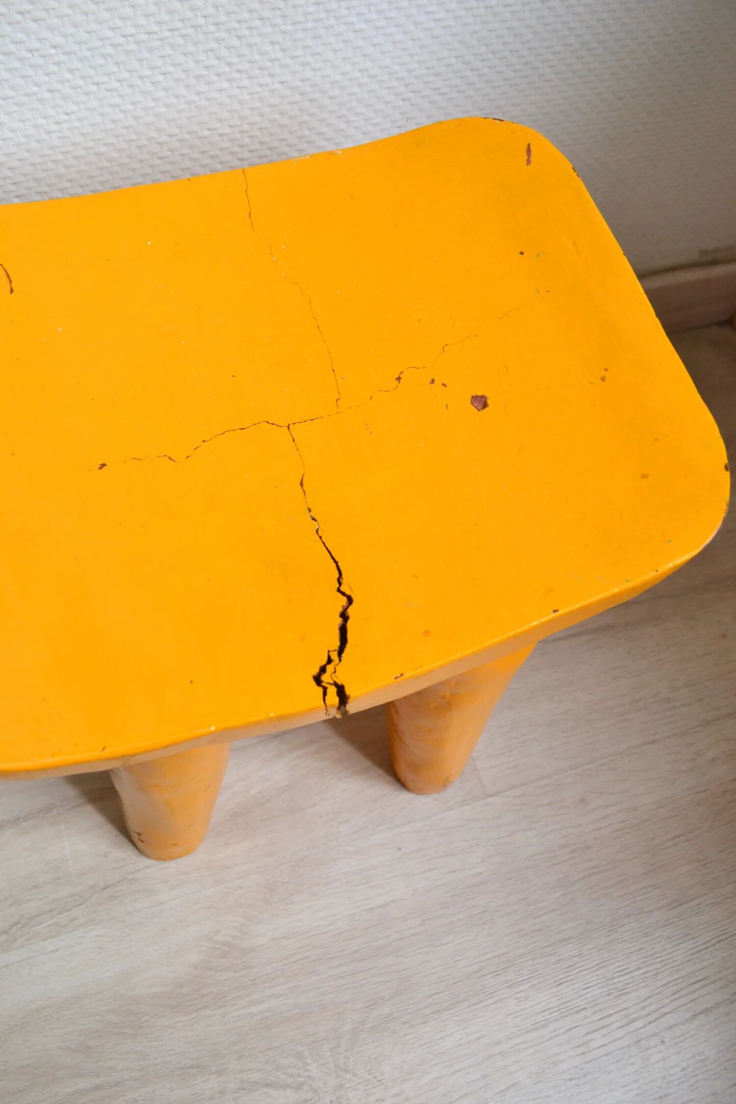 Yellow stool from Benin