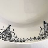 Flat ironstone plates bft 19th century