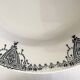 Flat ironstone plates bft 19th century