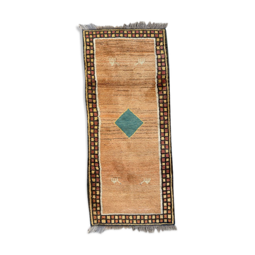 Tapis vintage Persan Gabbeh 84x194 cm