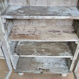 Old Burmese teak display case