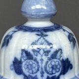 Victorian vase with hand-painted cobalt.