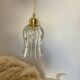 Vintage violet portable lamp