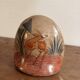 Sculpture Owl Ceramic Polished Tonala Jalisco Mexico Hech