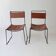 Chaises Empilables par Giandomenico Belotti pour Alias, 1980s en cuir