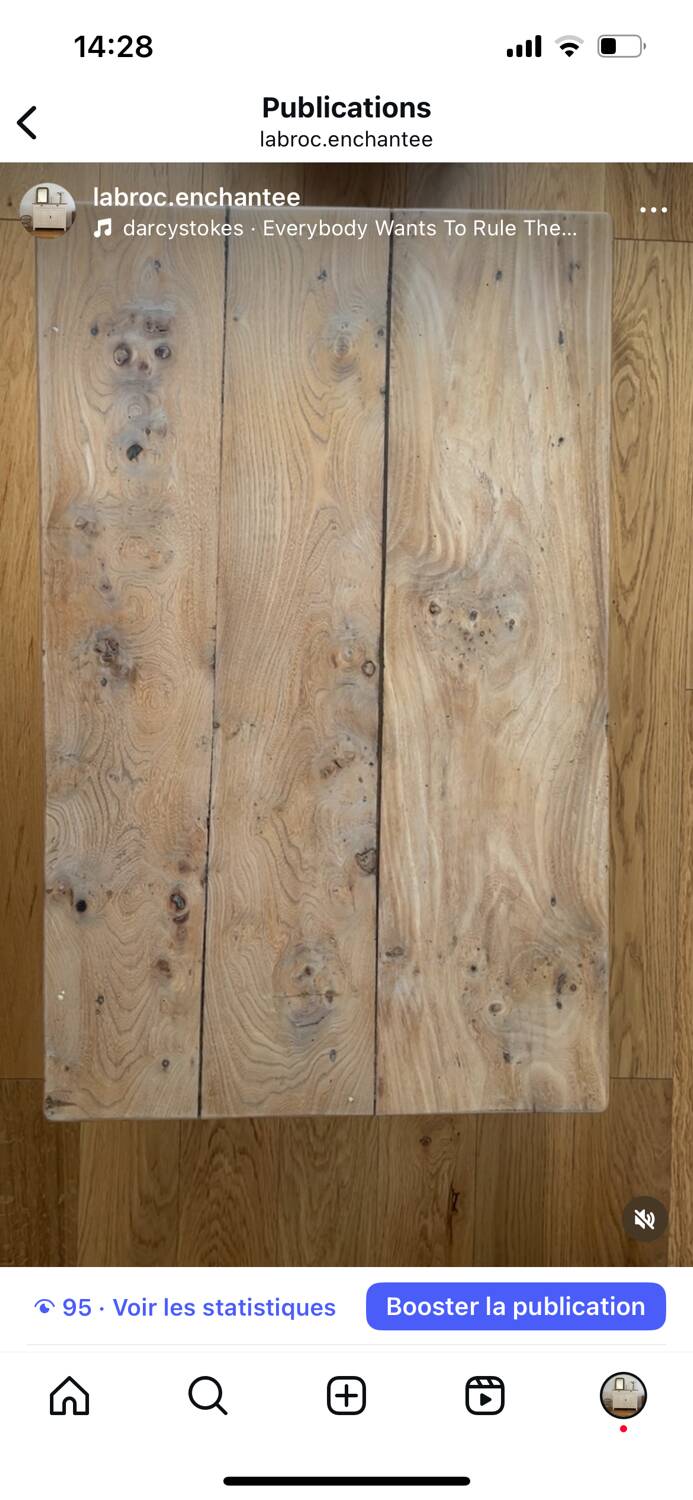 Table basse de ferme