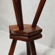 Pair tripods, wooden stools