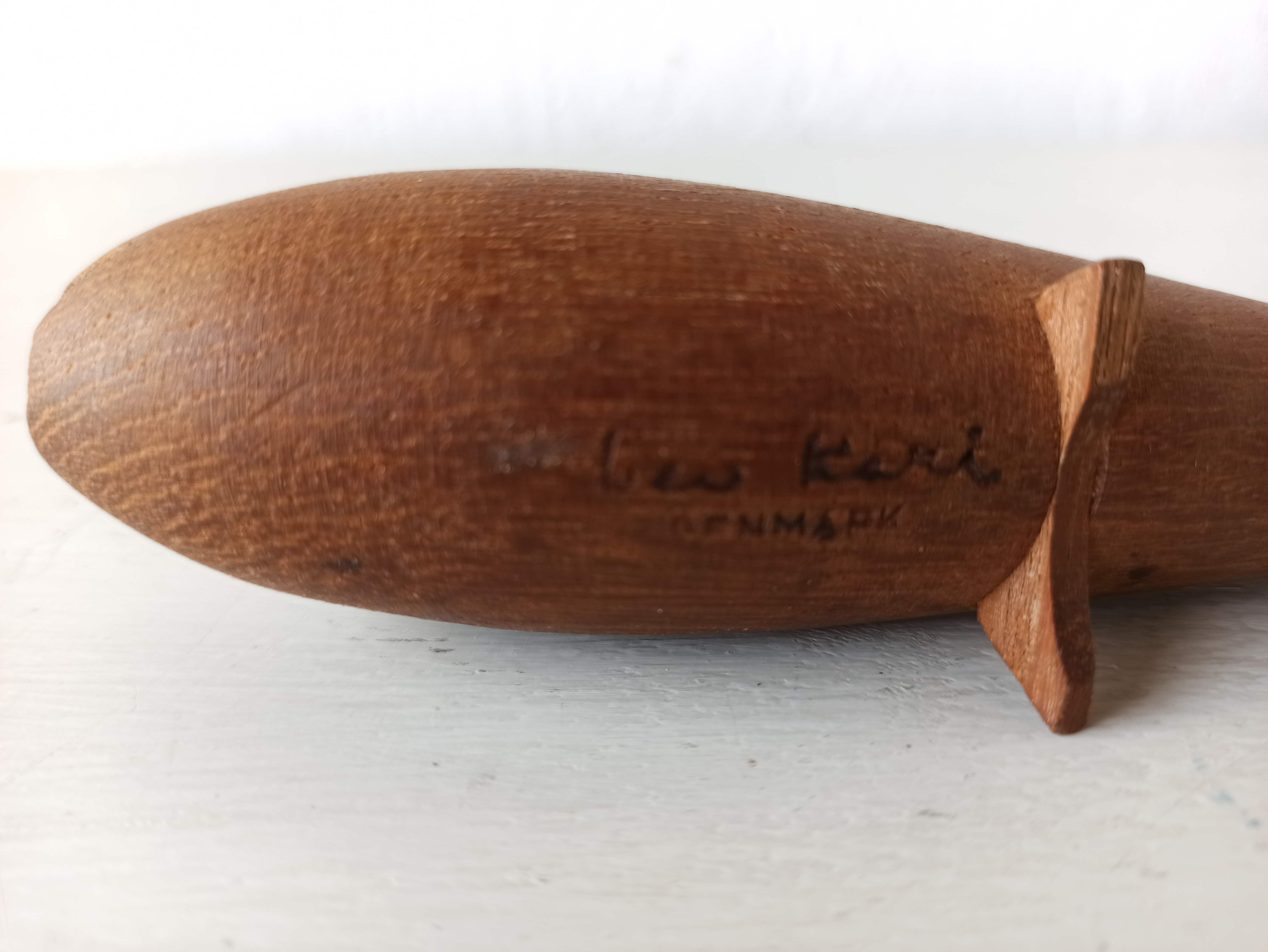 Danish teak  fish bottle opener 1960
