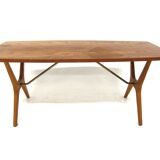 Scandinavian coffee table "Krysset" in teak, Karl-Erik Ekselius, JOC, Sweden, 1960