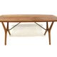 Scandinavian coffee table "Krysset" in teak, Karl-Erik Ekselius, JOC, Sweden, 1960