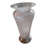 Vintage Clichy glass vase