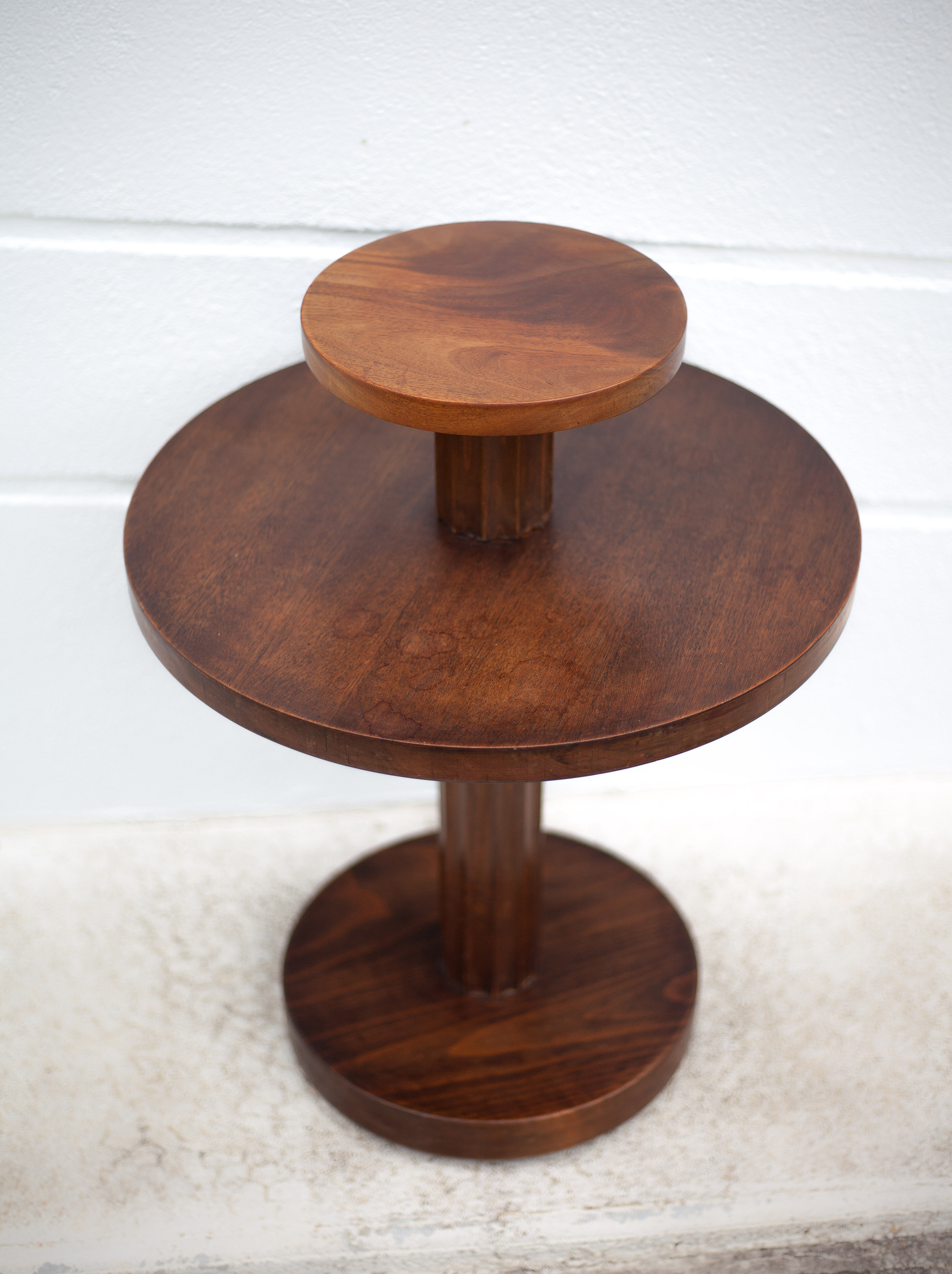 Table art déco en bois