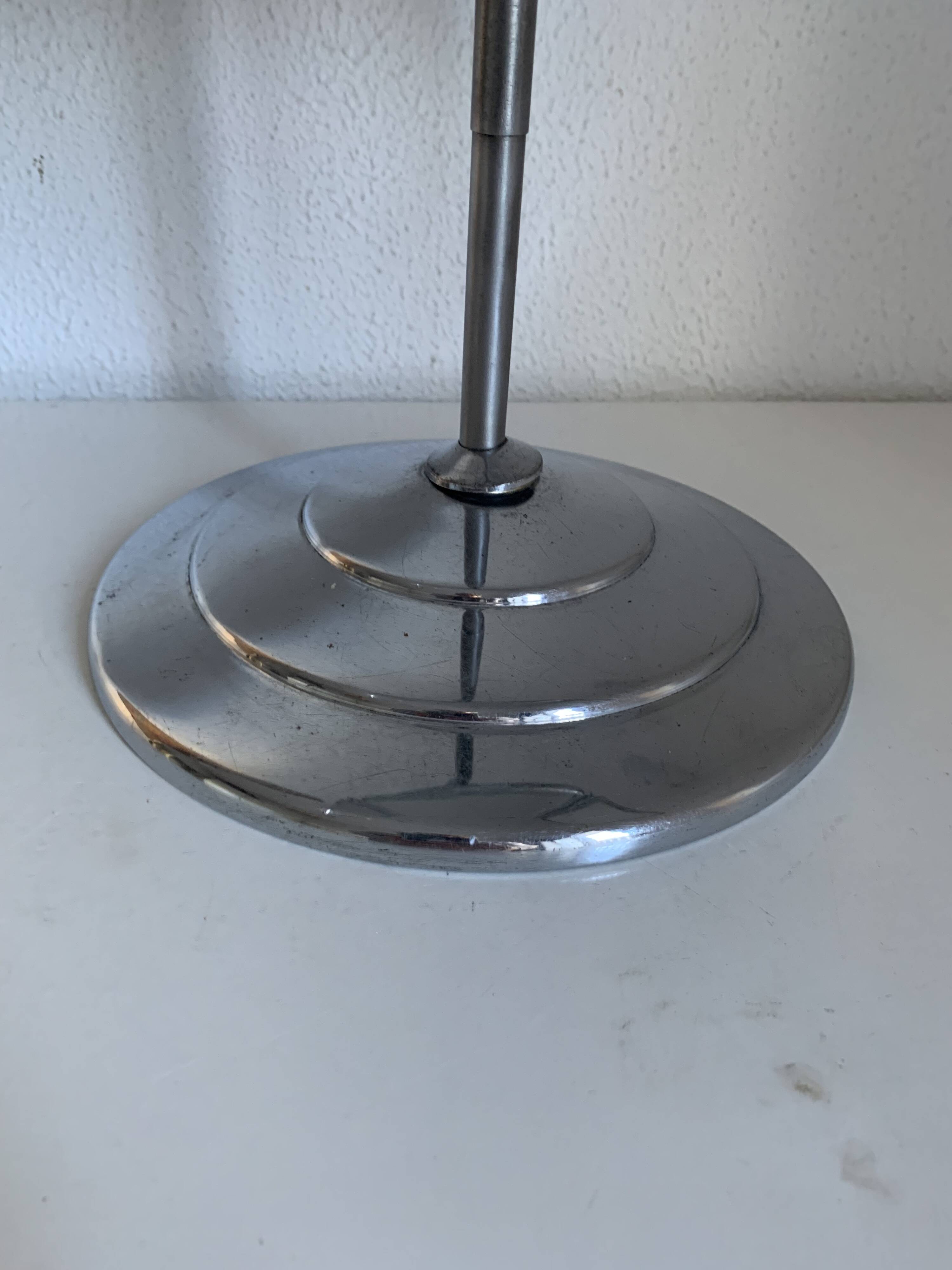 Vintage 1940s barber's triptych mirror with beveled base - 40 x 35 cm