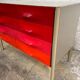 Raymond Loewy red orange chest of drawers