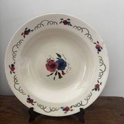 Set of two antique deep plates HBCM Montereau Villefranche.