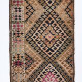 3x10 blue & brown persian runner rug, 91x295cm sk 18084 free shipping