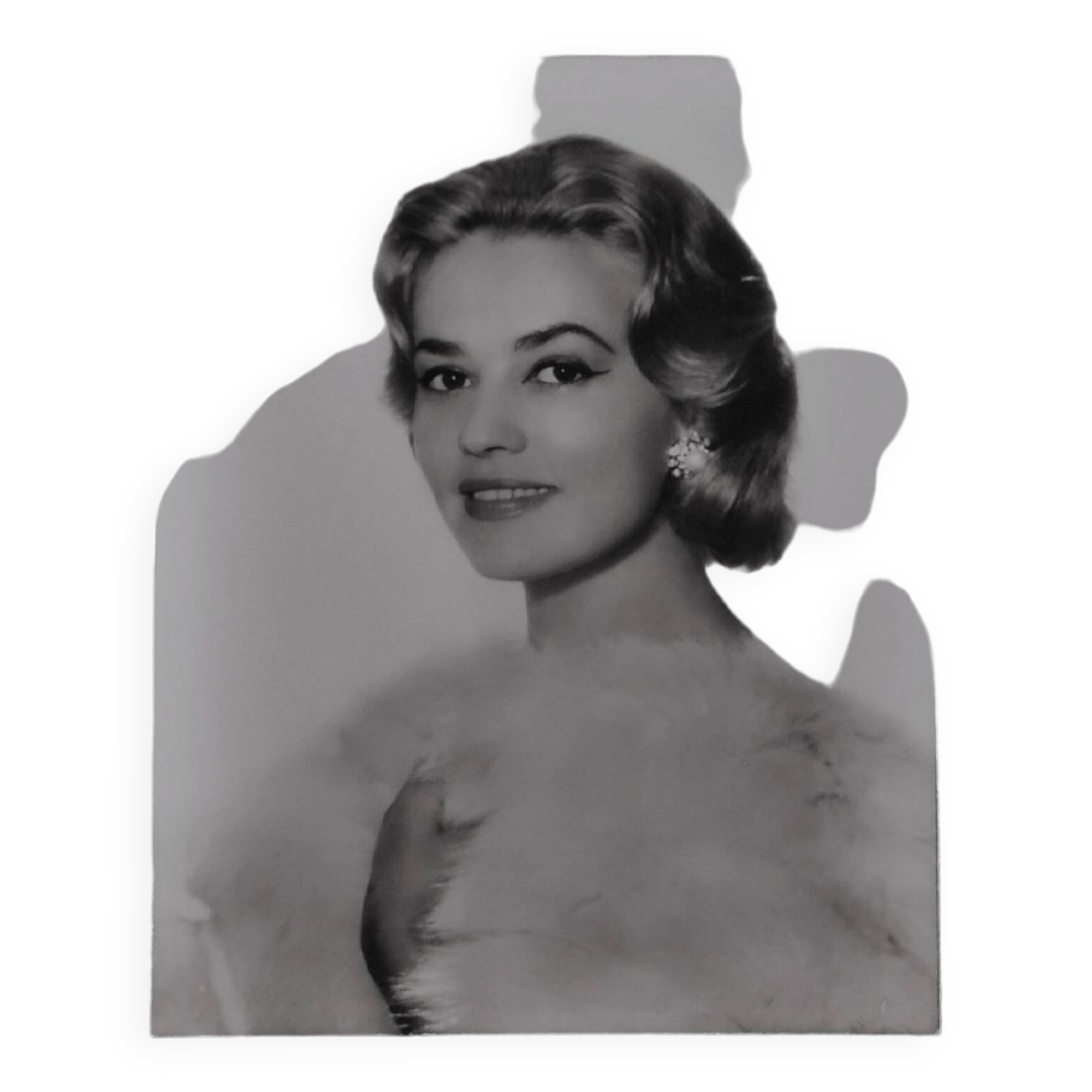 Original photo of "Jeanne Moreau" from 1959.