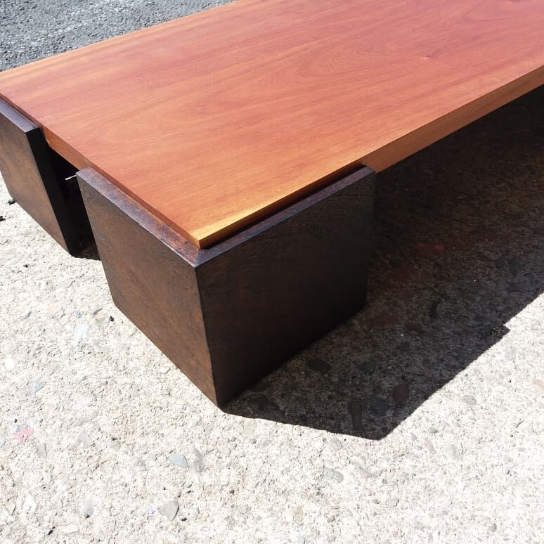 Solid mahogany coffee table