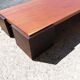 Table basse en acajou massif