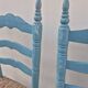 4 chaises paillées anciennes de style provençale