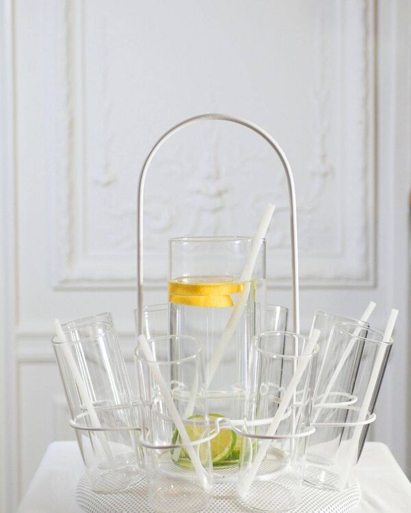 Serviteur porte orangeade attribué à Mathieu Mategot (1910-2001)