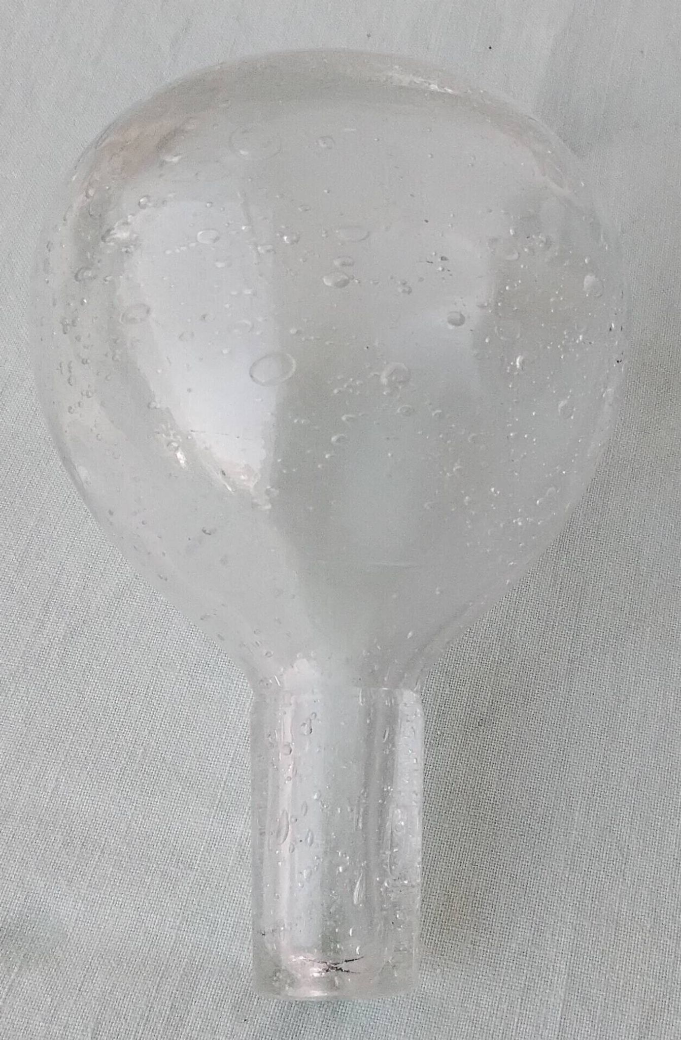 Bubble glass carafe