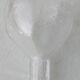 Carafe en verre bullé