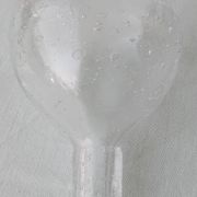 Bubble glass carafe