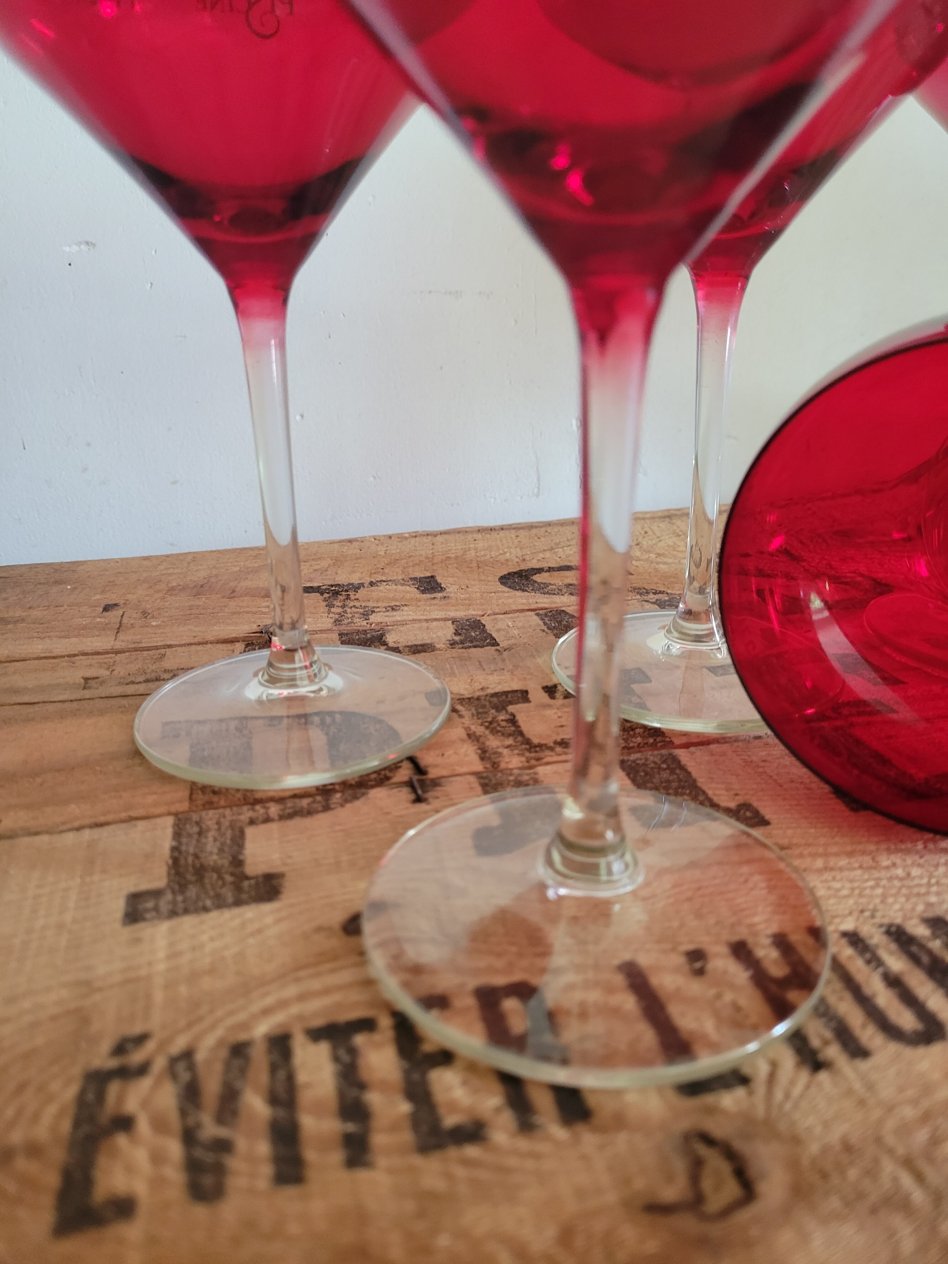 6 cups at Champagne Piper Heidsieck Swimming Pool