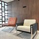 German square armchairs