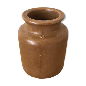 Mustard pot and pitcher old sandstone