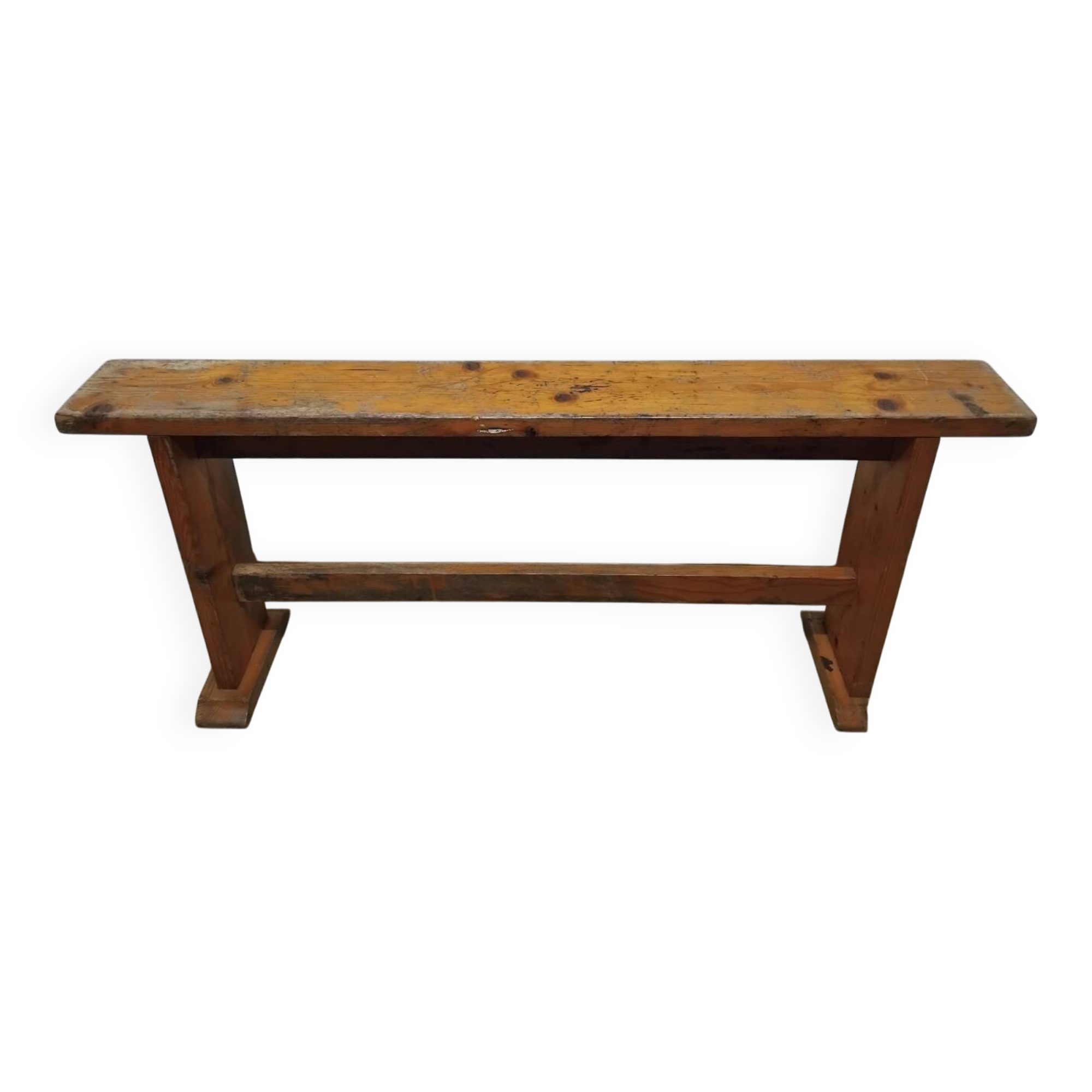 Old small wooden bench