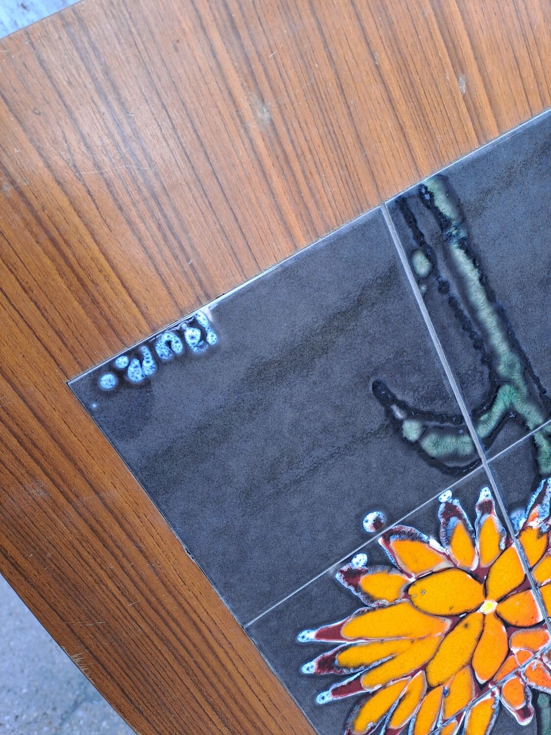 Vintage mosaic coffee table