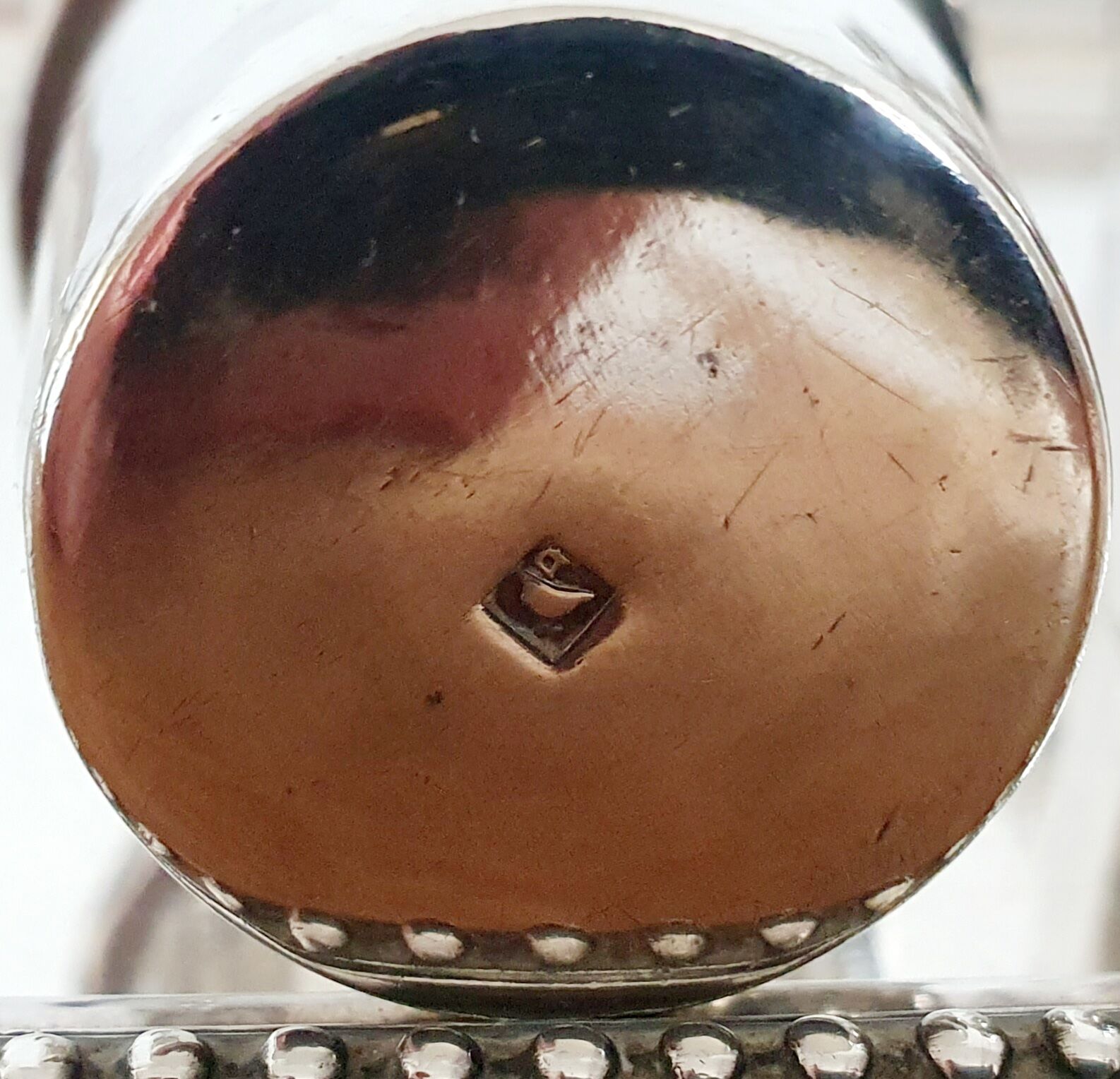 Silver and crystal liquor service