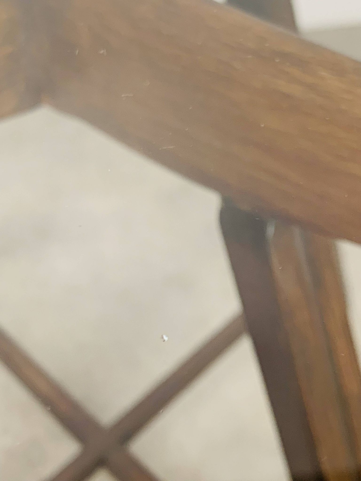 Table d’appoint en bois et verre, Italie, années 60, guéridon