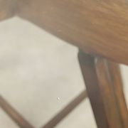 Table d’appoint en bois et verre, Italie, années 60, guéridon