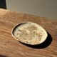 Small pocket tray or dish in speckled beige petrified wood D20 -3309