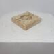 Large vintage travertine ashtray Fratelli Mannnelli Italy 1970s