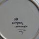 set of 4 Art Deco plates signed Louis Garin HB Quimper