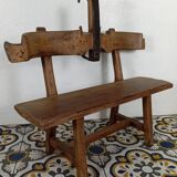 Brutalist bench bull's head file