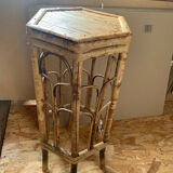 Vintage rattan saddle
