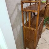 Rattan shelf