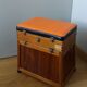 Coffre de rangement, tabouret de pêcheur