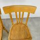 4 chaises bistrot, bois, années 60