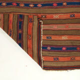 Anatolian handmade kilim rug 240 cm x 138 cm