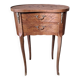 Louis XV style marquetry "kidney" bedside table