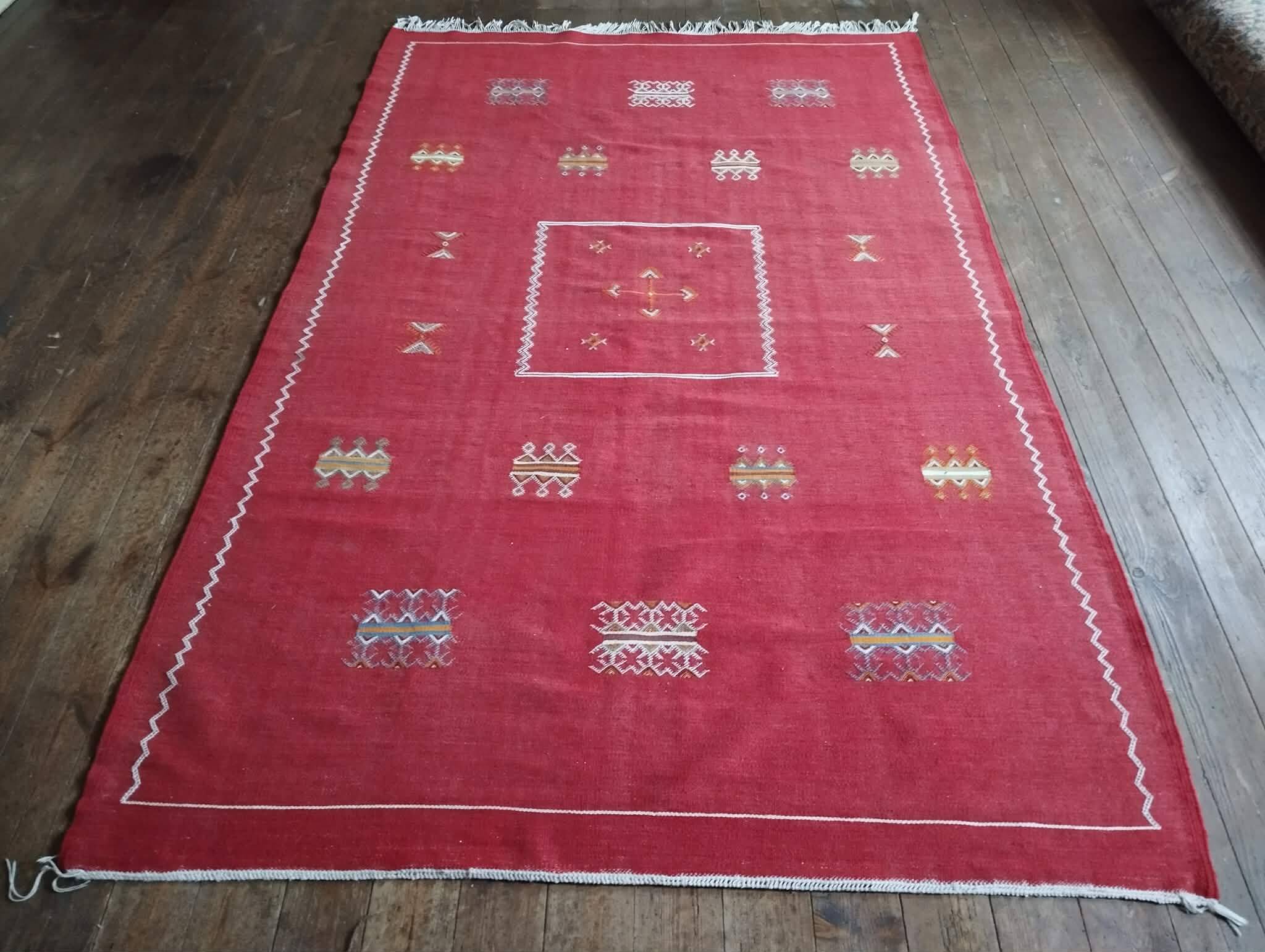 Handmade Berber rug 254x157cm