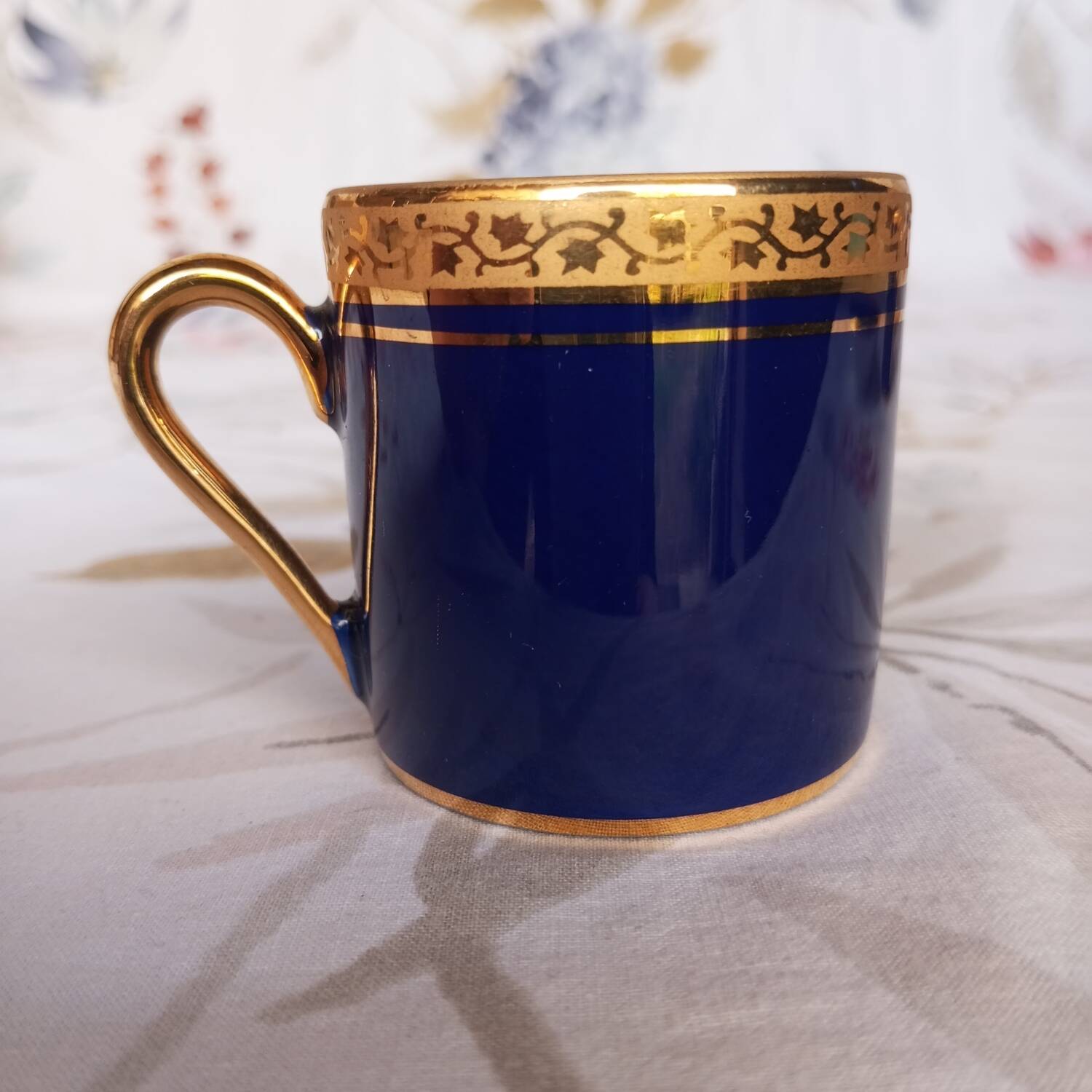 Limoges gold cups and saucers