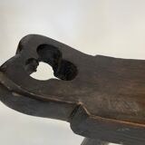 Vintage Spanish chair / stool 70s design brutalist